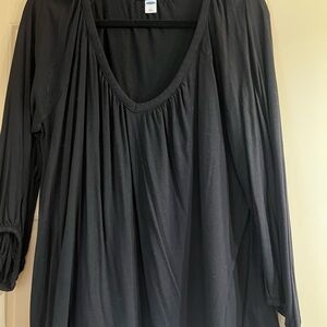 Old Navy Black Women's Cotton Blouse